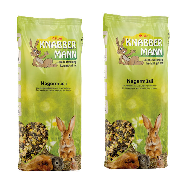 2 x deuka Knabbermann Nagermüsli