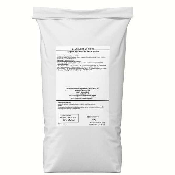 deukavallo Leckerli 20 kg